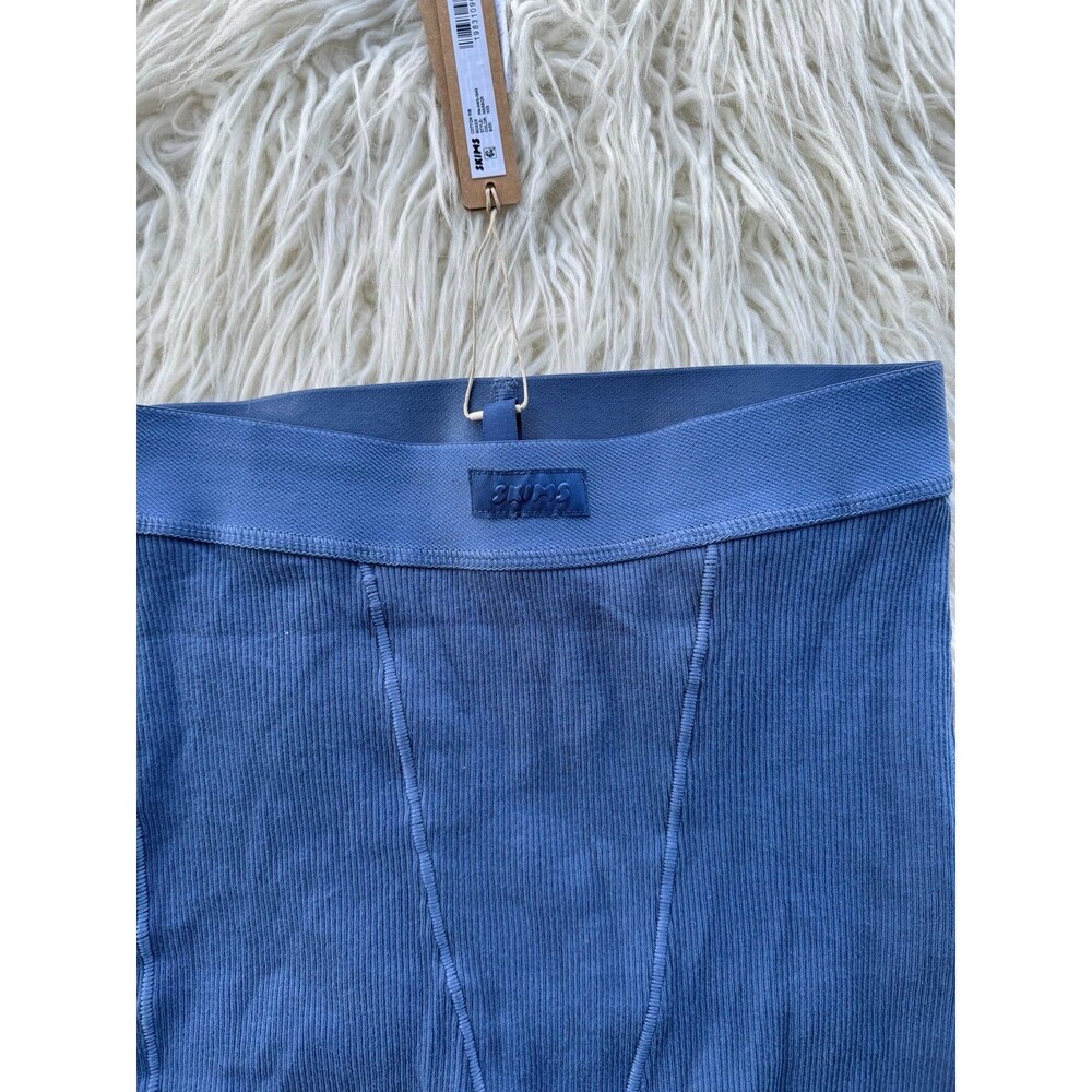 Skims Cotton Rib Boxer Harbor XS - Picture 4 of 7